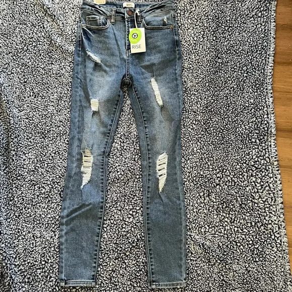 NWT - Forever21 - Jeans - High Rise Skinny Fit Skinny Leg - Size 27 - Picture 2 of 13